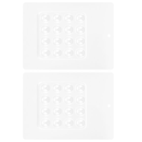 BESTYASH 2Pcs Transparent Cake Flower Drying Rack Plastic Flexible Nonstick Mold for Baking Use