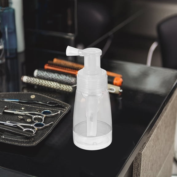 BESTYASH 2Pcs Transparent Spray Applicator Bottle with Locking Nozzle for Salon and Home Use