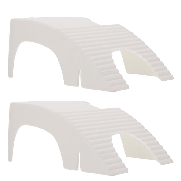 BESTYASH 2Pcs Turtle Climbing Platform Plastic White Dock for Aquarium Use