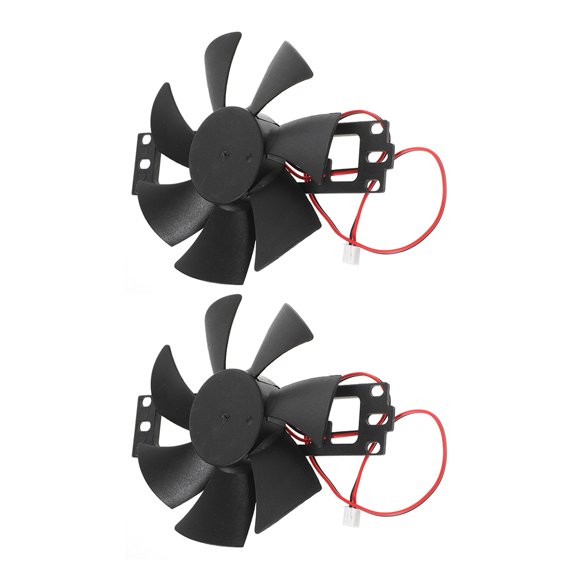 BESTYASH 2Pcs Universal Black Induction Cooker Fan High Performance Cooling Fan for Kitchen Ventilation
