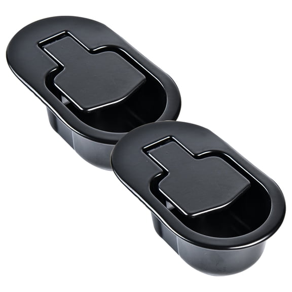 BESTYASH 2Pcs Universal Recliner Pull Cable Replacement Handles Metal Chair Handle Black