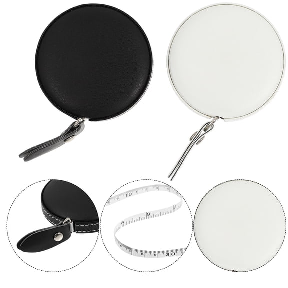 BESTYASH 2Pcs Useful Measuring Tools Double Sided Portable Flexible Rules for Garment and Body Measurement