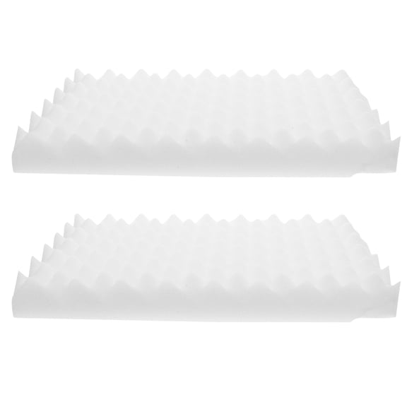 BESTYASH 2Pcs Wave Shape Fondant Sponge Pad White for Sugar Flower Modeling and Baking