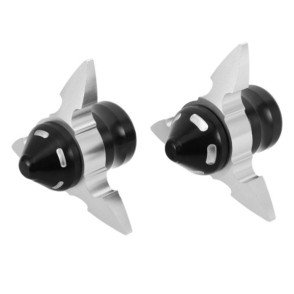 BESTYASH 2pcs Aluminum Fork Frame Sliders Motorcycle Accessory For Track Racing Multi Color Decorative Accessory