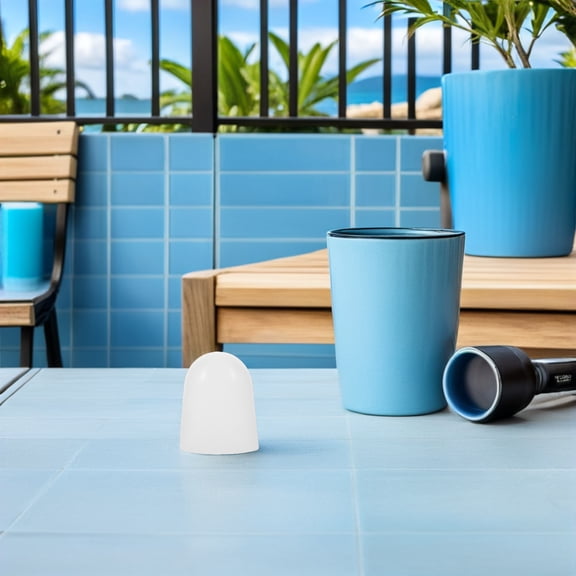 BESTYASH 2Pcs White Flashlight Dome Diffuser Caps Soft Light Effect for Indoor and Outdoor