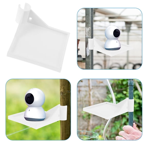 BESTYASH 2Pcs White Grow Tent Corner Shelf Accessories Sturdy Planting Equipment Holder for Indoor Gardens