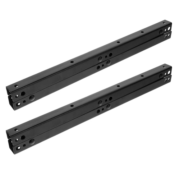 BESTYASH 2-Pack White Spring Loaded Hidden Hinges for Coffee Table Lift Top and Pull-Out Shelf Hardware