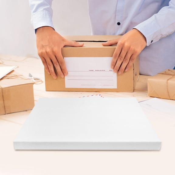 BESTYASH 2Pcs White PU Foam Sheets for Phone Packing with High Density and Tear Resistance