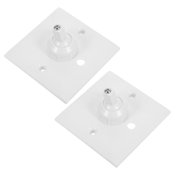 BESTYASH 2Pcs White Camera Mounting Bracket for Home with Flexible Adjustment and Stable Installation