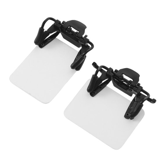 BESTYASH 2Pcs White Shooting Eye Blinder Clip Patch with Easy Setup Adjustable Angle Feature