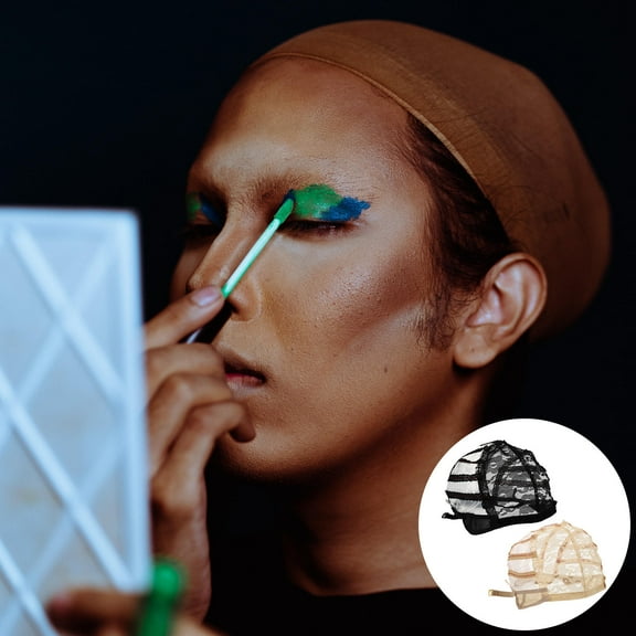 BESTYASH 2Pcs Wig Cap for Most People to Secure Wigs in Assorted Color