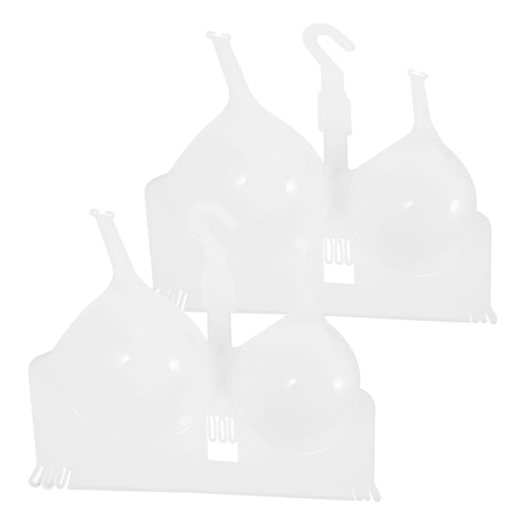 BESTYASH 2Pcs Women Mannequin White Plastic Display For Clothes Store Use
