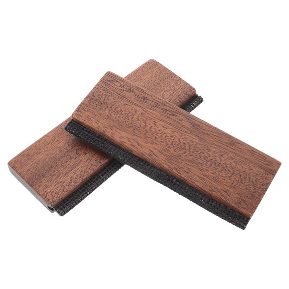 BESTYASH 2Pcs Wood Lint Brush for Clothes Coffee Color Sweater Pilling Remover with Gentle Fabric Care
