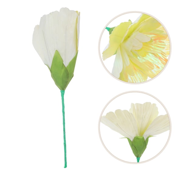 BESTYASH 2Pcs Yellow Realistic Artificial Peony Flowers for Wedding Decoration and Craft