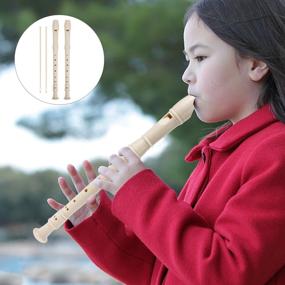 BESTYASH 2Sets 8 Hole Resin Clarinet Instrument Beginner Friendly with Excellent Sound Effect