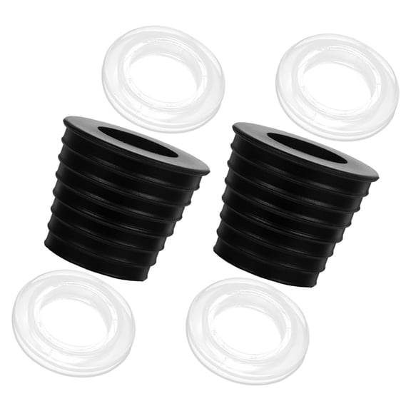 BESTYASH 2Sets Durable Rubber Umbrella Cone Wedge with Hole Ring for Patio Table Umbrella Parts