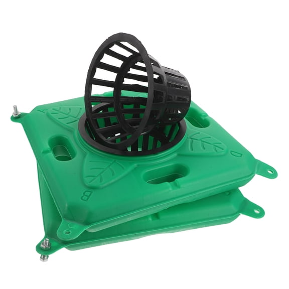 BESTYASH 2Sets Artificial Floating Is Planter for Garden Pool with Stable Floating Structure