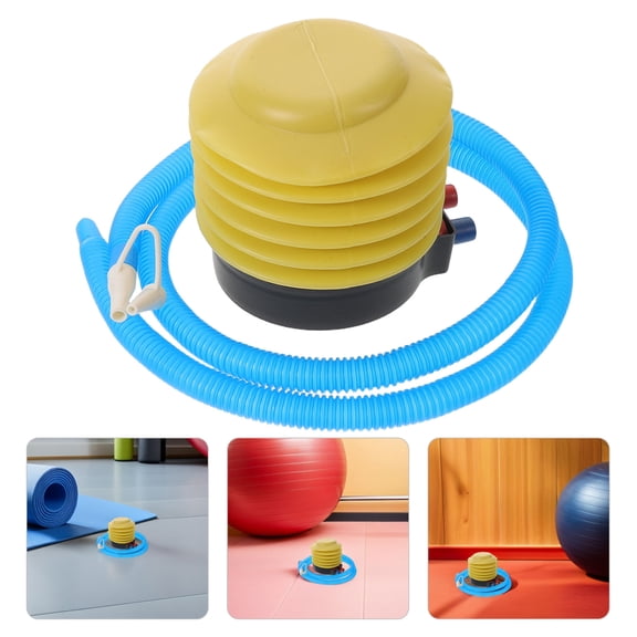BESTYASH 2Sets Foot Pump for Exercise Balls with Multiple Nozzles for Yoga Balls Pool Floats and Air Mattresses