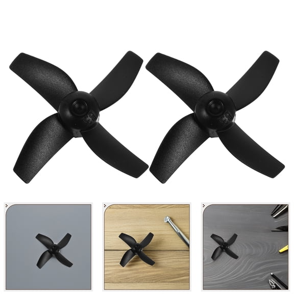 BESTYASH 2Sets Plastic Rc Airplane Propeller Kit Lightweight Replacement Blades for Model Aircraft DIY