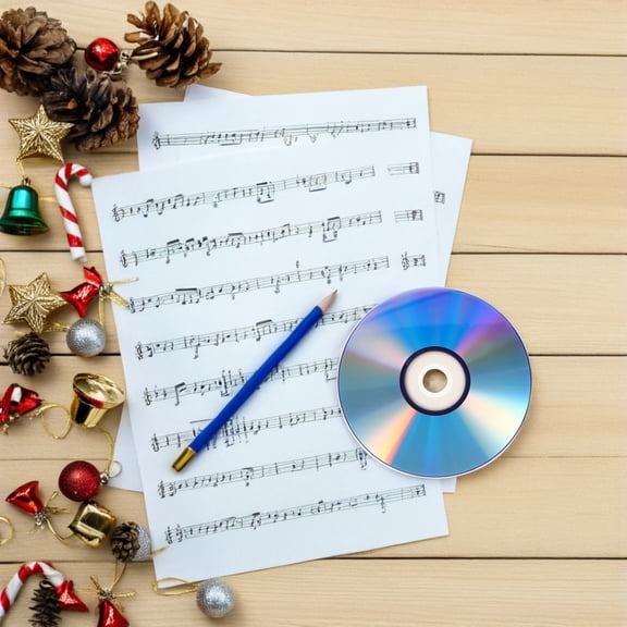 BESTYASH 2Sets Blank Discs for Recording with Stable Audio Reproduction and Wide Device Compatibility