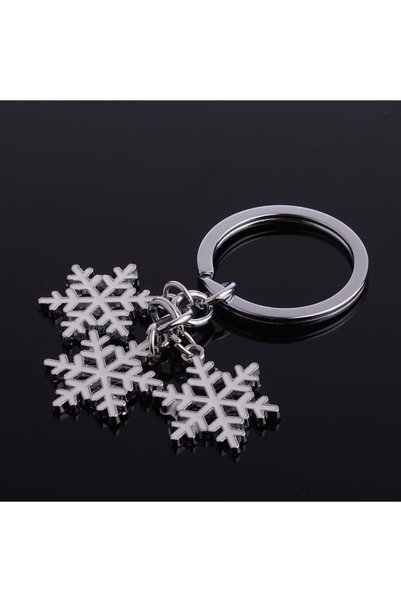 2pcs Snowflake Backpack Keychains Keychain Accessories for Families and Outdoor Use