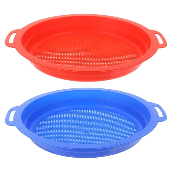 BESTYASH Set of 2 Fine Mesh Sand Sieves for Comfortable and Use
