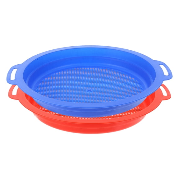 BESTYASH Set of 2 Fine Mesh Sand Sieves for Comfortable and Use