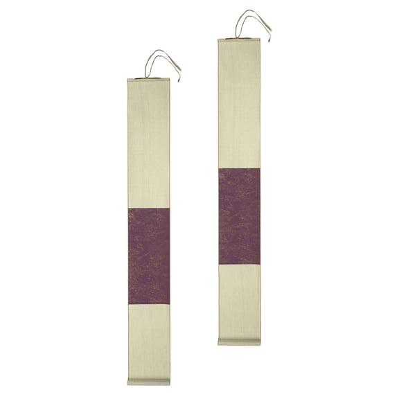 BESTYASH 2pcs Hanging Blank Xuan Paper Scrolls Wall Scrolls for Traditional Chinese Art and Home Decor