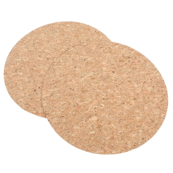 BESTYASH 2pcs Mouse Pad Cork Mousemat Round for School