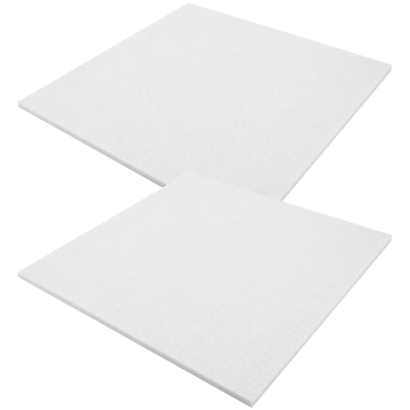 BESTYASH 2pcs Noise Cancelling Panels for Wall Felt White Simple Needing Soundproofing Solutions