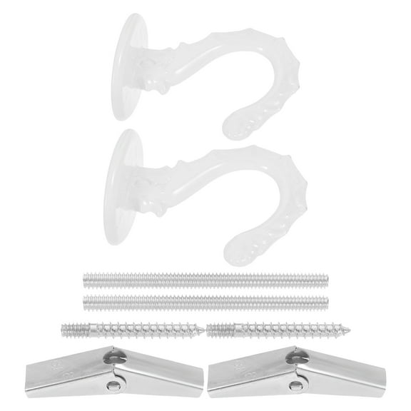 BESTYASH 2-Pack Iron Plant Hanging Hardware Decorative Screw Hangers for Bedroom Wall Accessories