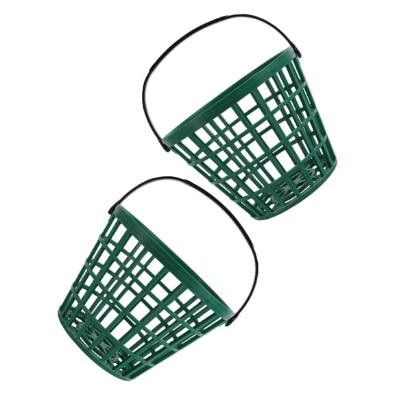 BESTYASH 2-Pack Portable Golf Storage Basket Lightweight Outdoor Container for Golf and Tennis Use