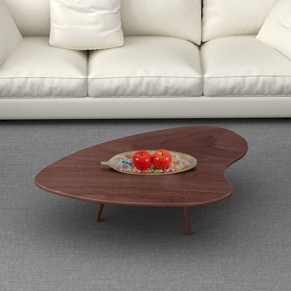 BESTYASH 2Pcs Wooden Leaf Shaped Fruit Serving Tray Multipurpose Snack Candy Plate