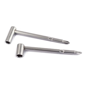 BESTYASH 2-Pack Guitar Truss Rod Adjustment Tool Set with Wrench for Guitarists and Instrument Maintenance