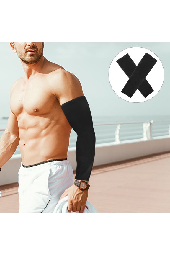 2pcs Unisex Sleeves Elastic Fiber Warm Comfortable Fit for Winter Sports and Outdoor Activities