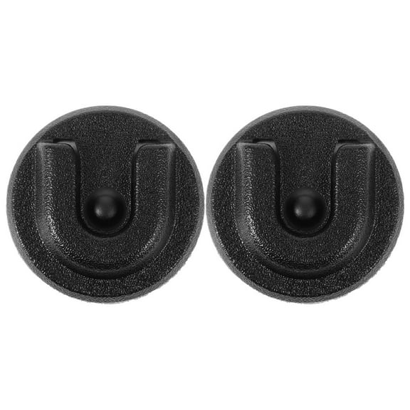 BESTYASH 2pcs Universal CB Mounting Bracket Mic Holder Black PVC Mounting For Vehicle Use