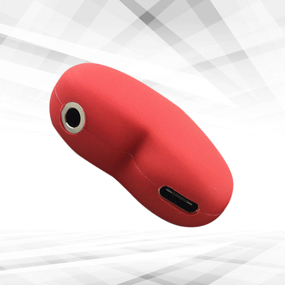 BESTYASH 3 In 1 C Headphone Adapter Heart Shape PVC Shell Earphone ...