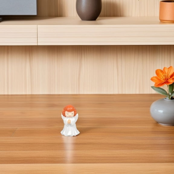 BESTYASH 3 Pcs Cute Guardian Angel Figurine for Wedding Decoration Home Decor White