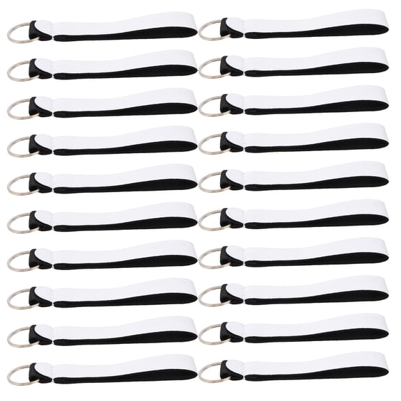 BESTYASH 30 Pcs Car Keychains Multipurpose Plastic White for Find Keys Easily
