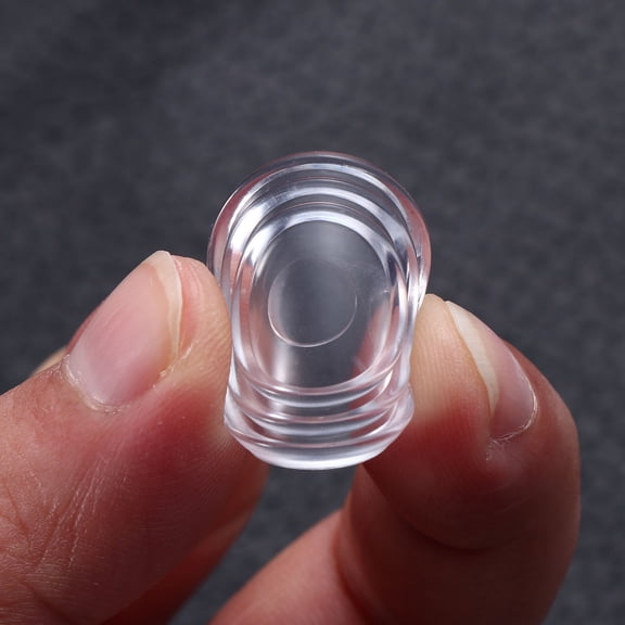 BESTYASH 30Pcs Round Transparent Furniture Bumpers Anti Scratch Glass Table Pads and Wall Protector Pads