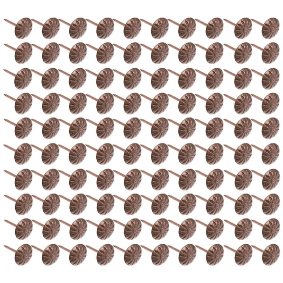 BESTYASH 300 Pieces Antique Red Bronze Upholstery Tacks Decorative Furniture Nails for Home and Projects