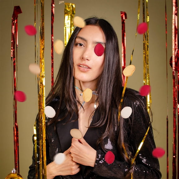 BESTYASH 300Pcs Burnt Orange Silk Rose Petals Faux Flower Scatter for Wedding Aisle Table Decor