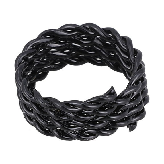 BESTYASH 30Pcs Black Dreadlocks Rings Adjustable Hair Braids Accessories Designed for Extensions