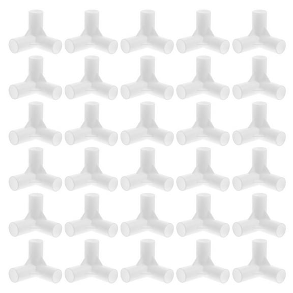 BESTYASH 30Pcs DIY Canopy Tent Pipe Fittings Plastic Connectors Lightweight Wear Resistant Outdoors