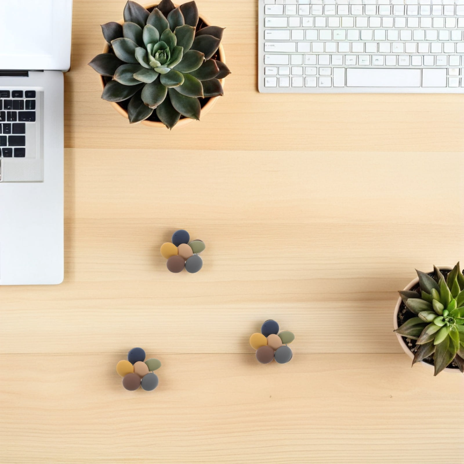BESTYASH 30Pcs Half Round Matte Push Pins for Office Use Cork Board ...