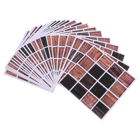 BESTYASH 30Pcs Multi Color Peel and Stick Tile Wallpaper for Kitchen and Bathroom Back Splash Wall Decor
