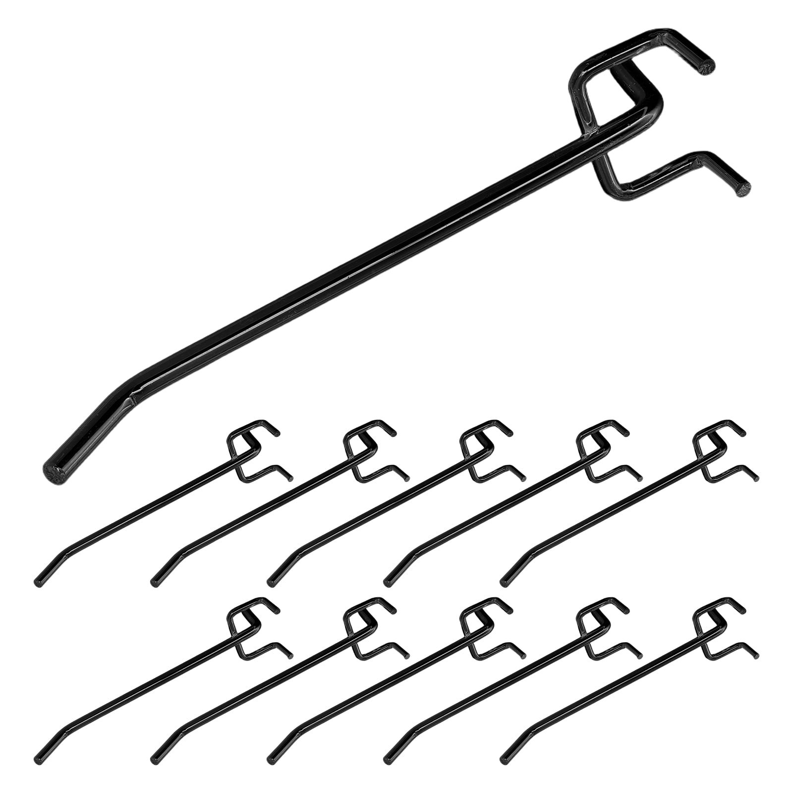 BESTYASH 30-Piece Metal Pegboard Hooks Set for Garage, Home Storage, Tool Organization with Easy Installation and Versatile Use