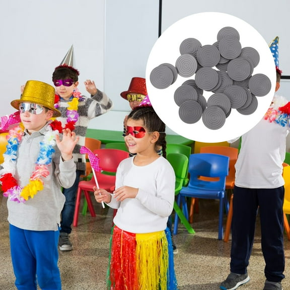 BESTYASH 30Pcs Plastic Grey Special Trick Coins for Magician Accessories and Props