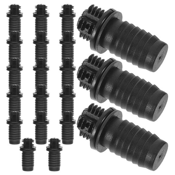 BESTYASH 30Pcs Plastic Speaker Grille Fixing Buckles Quick Attachment Snap Button Fasteners Black