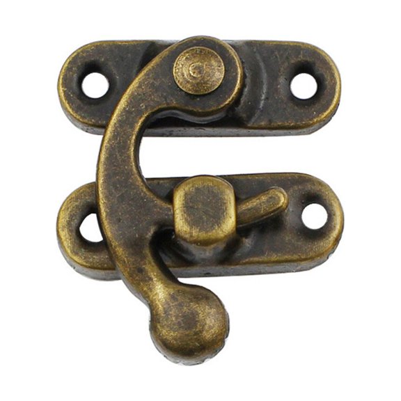 BESTYASH 30Pcs Portable Golden Iron Latch Catches Strong Anti Skid Chest Lock for Packing Case